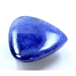 33 ct & up Cabuchon Tanzanite Pear Shaped Loose Stone (33.40)