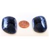 Image 1 : 121 ct & up Natural Blue Sapphire Slice ctw 121.99 2Pcs