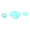 Image 1 : 57 ct & up Chalcedony Heart Shaped ctw 57.05 3Pcs