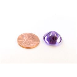 14 ct & up Amethyst Round Shaped ctw 14.00