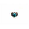 Image 1 : Sterling Silver .925 Turquoise w/ Red Coral Cuff Bangle