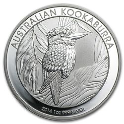 2014 1 oz Silver Australian Kookaburra