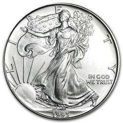 1993 1 oz Silver American Eagle BU