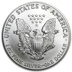 1986 1 oz Silver American Eagle BU