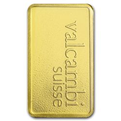 1 gram Valcambi Gold Bar (In Assay) .9999 Fine