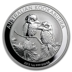 2013 1 oz Silver Australian Kookaburra