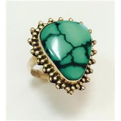 Sterling Silver .925 Turquoise Ring 8.63g RS9