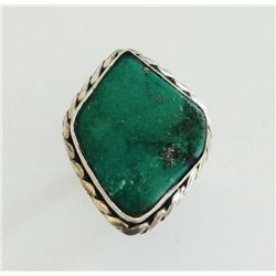 Sterling Silver .925 Turquoise Ring 9.95g RS7.75