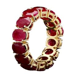 14k Yellow Gold 11.41ct Ruby Ring