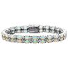 Image 1 : 14k Gold 6.51ct Opal 1.21ct Diamond Bracelet