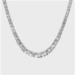 18k White Gold 5.81ct Diamond Necklace