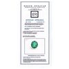 Image 2 : ONE CENTER OVAL SHAPE FINE NATURAL COLOMBIAN EMERALD TW:14.91CTS