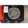 1972 Canadian silver dollar coin