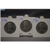 Image 2 : Three Canadian dollars including 1968, 1969 and 1972