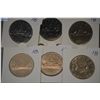 Lot of six Canadian dollars including 1975 to 1980.