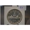 Image 1 : 1952 Canada silver dollar coin in protector