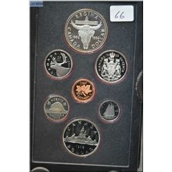 1982 Regina Centennial double dollar proof set