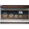 Image 1 : 1998 Silver five coin set commemorating the100th year since Opening of the Mint. in proof cases