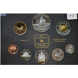 1998 RCMP silver and gold proof set