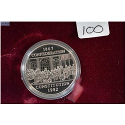 1982 Constitution Commerative dollar coin