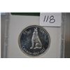 Image 1 : 1967 50 cent Howling Wolf centennial design silver coin