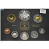 Image 1 : 2000 double dollar proof set, Voyage of Discovery featuring sterling silver and gold plated coins wi