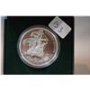 Image 1 : 2004 Proof silver dollar Pursuit of the New world commemorating the 400th anniversary of French sett