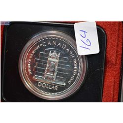 1977Silver jubilee celebrating Throne of Senate proof silver dollar