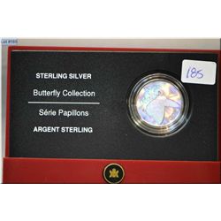 2005 Butterfly collection sterling silver coin with box