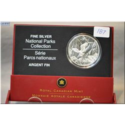 National Parks collection fine silver coin