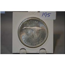 1967 Canadian silver dollar