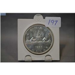 1963 Canadian silver dollar