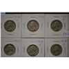 Image 1 : Lot of twelve silver American quarter coins