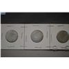 Image 1 : Lot of five Canadian silver quarters