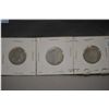 Image 1 : Lot of five Canadian silver quarters