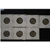 Image 1 : Seven Buffalo nickels