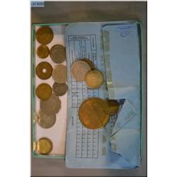 Box lot of coins