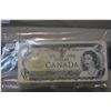 Stack of thirty Canadian one dollar bills
