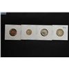 Image 1 : Selection of four Canadian coins