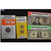 Image 1 : Two Buffalo Nickels and NIckel Dollar, plus two $1000000 bills.