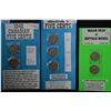 Image 1 : Three George V 5 cent coins, two Buffalo Nickels, 2 1942 Nickels one in Tombac