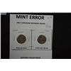 Image 1 : Mint error, 1951 Half Moon nickel