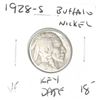 Image 1 : 1928-S *KEY DATE* BUFFALO NICKEL RED BOOK VALUE $18.00+ *NICE EARLY VERY FINE GRADE*!!