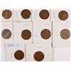 Image 1 : (10) 1913-S LINCOLN CENT FINE'S