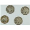 Image 2 : 1916-D DAMAGED & 1920-P,D,S VG WALKING LIBERTY HALVES