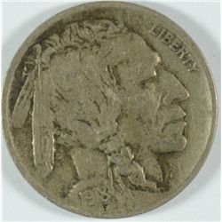 1918-D BUFFALO NICKEL VF