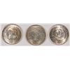 Image 1 : 1954 (P, D, S) WASHINGTON/CARVER COMMEN HALF DOLLARS CH BU