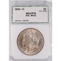 1885-O MORGAN DOLLAR PCI MS-63 PQ