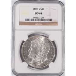 1890-S MORGAN DOLLAR NGC MS-61