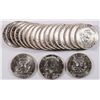 Image 1 : ORIGINAL GEM BU ROLL OF 1964-D KENNEDY HALF DOLLARS